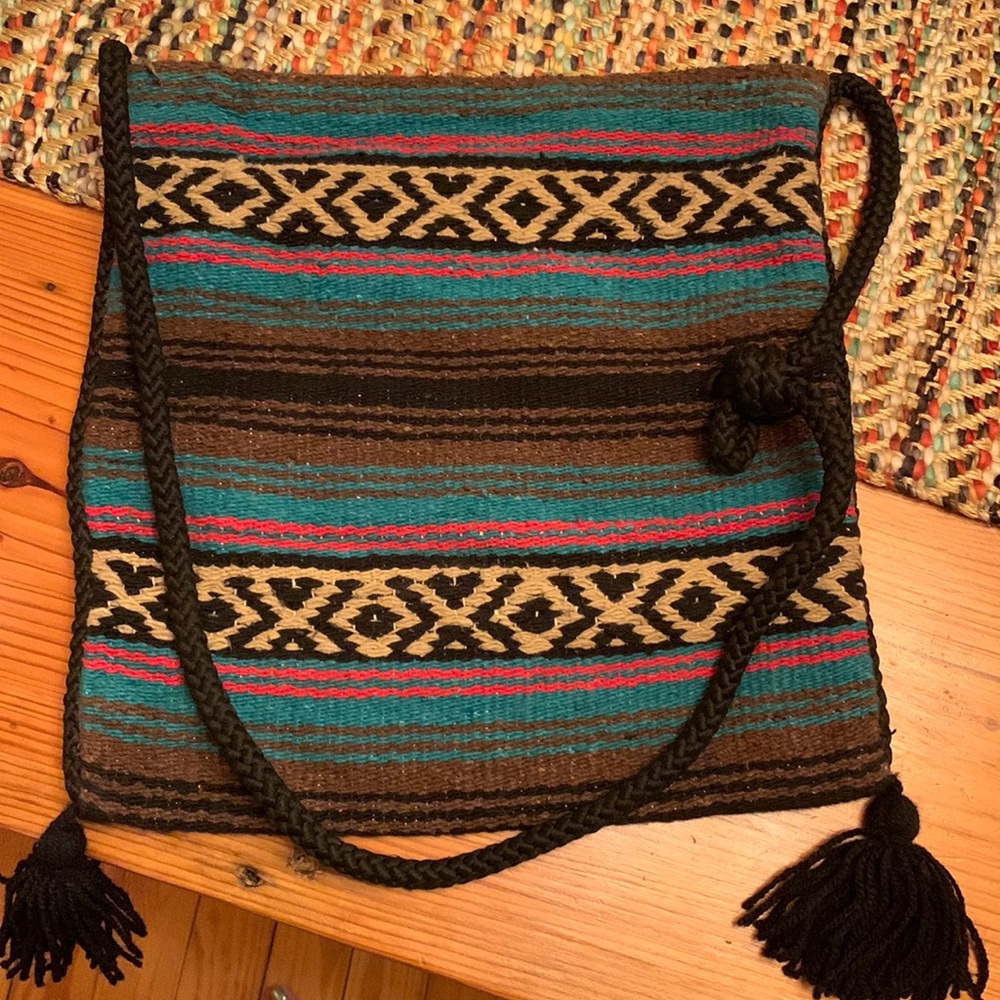 Saddle blanket purse